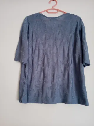 Camiseta DIVISION 4 azul con estampado talla XL