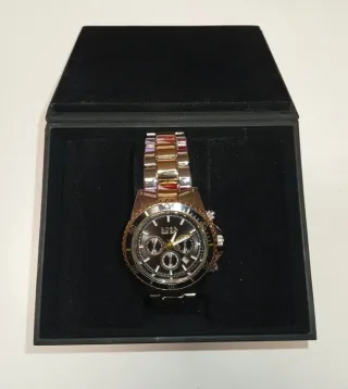 Reloj Hugo Boos Bicolor Plata y Oro