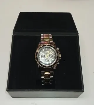 Reloj Hugo Boos Bicolor Plata y Oro