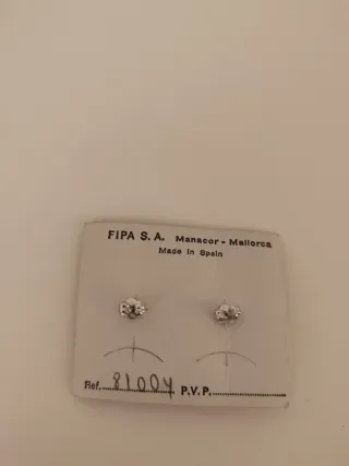 Pendientes perlas Mallorca y plata de ley