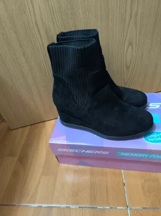 Botines Skechers Negro Talla 37