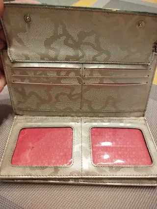 Cartera Tous Beige y Dorada