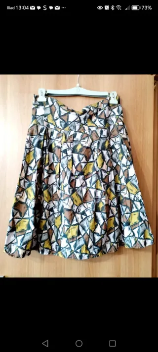 Gonna fantasia geometrica