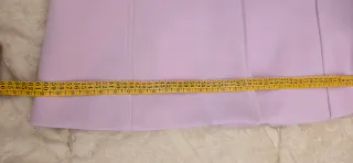 Abrigo rosa con pelo desmontable xl/xxl.