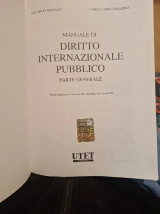 Manuale di diritto internazionale pubblico part...