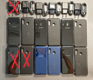 5x Samsung Galaxy A20e 32GB 3GB 4Black/1Blue