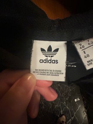 Sudadera Adidas Negra Mujer