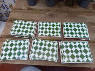 21 Azulejos Sevillanos Verdes