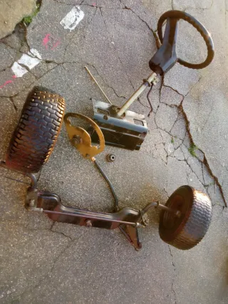 Direccion volante tractor cortacésped .