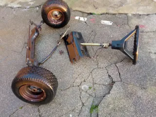 Direccion volante tractor cortacésped .