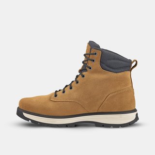 Botas cálidas de senderismo impermeables de piel hombre,
