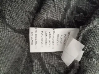 Cappottino Talco fantasia grigio/bianco