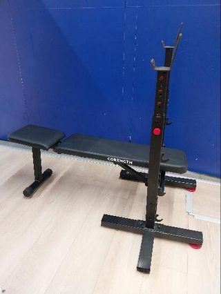 Banco musculación con rack plegable Corength