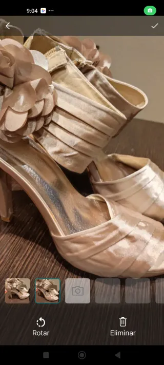 Sandalias de fiesta/ceremonia tacón alto