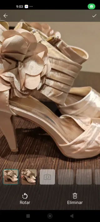 Sandalias de fiesta/ceremonia tacón alto