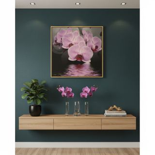 Foto Orquídeas Rosas y Doradas