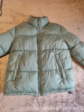 Plumífero Zara Hombre Talla M Verde