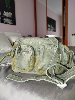 Bolso Desigual Verde Denim