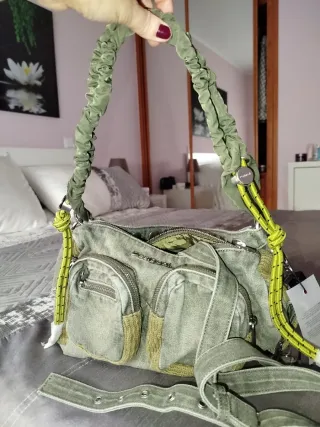 Bolso Desigual Verde Denim