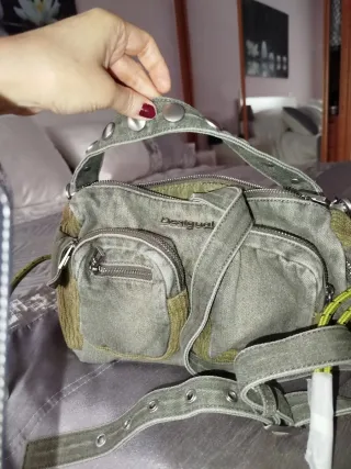 Bolso Desigual Verde Denim
