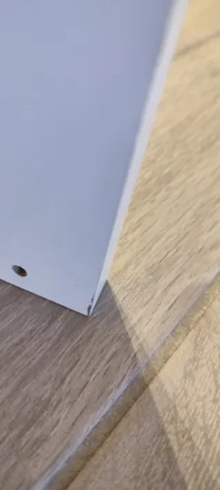 Madia/scarpiera bianca laccato lucido 3 ante