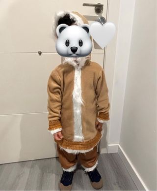Disfraz Esquimal Niños Talla 3-4 Años