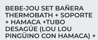 Bebé Jou Thermobath Set Bañera