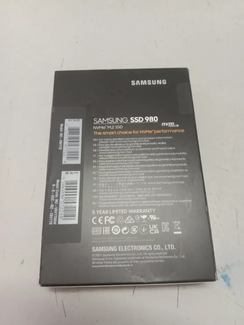 SSD Samsung 980 NVMe M.2 1TB afbeelding 3