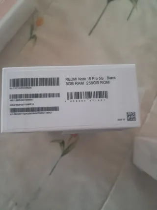 Xiaomi Redmi Note 15 Pro 5G negro