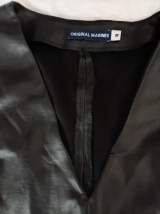 Vestito in pelle nero