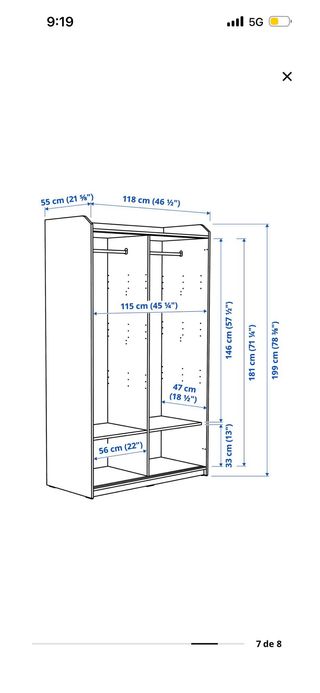 Armadio con ante scorrevoli IKEA