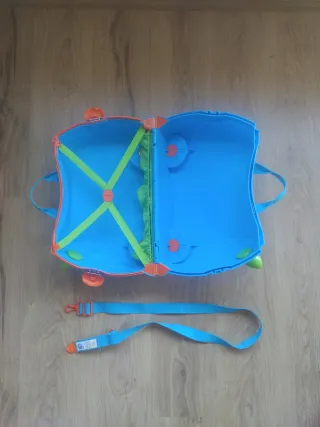 Maleta infantil Trunki azul y verde