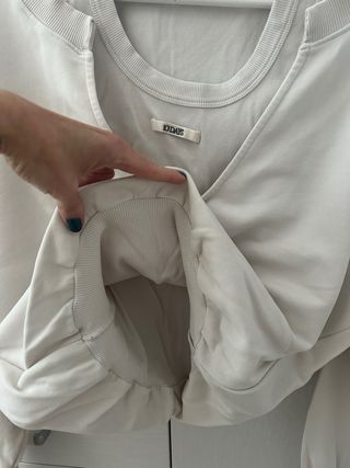 Sudadera 10 DAYS crema