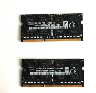 2x SK Hynix 8GB DDR3 PC3L Módulos RAM Portátil