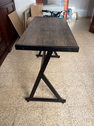 Mesa oficina Maison du Monde Madera y Metal