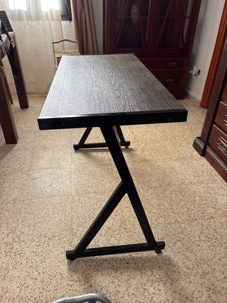 Mesa oficina Maison du Monde Madera y Metal