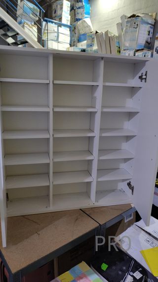 Estante de Madera para CD DVD Estantería Armario vcm