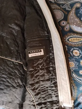 Chaqueta de cuero para hombre