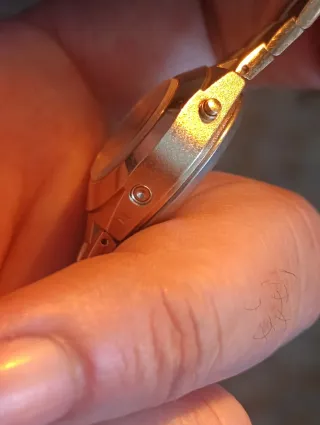 Reloj Digital Vintage Timex 80s Dorado