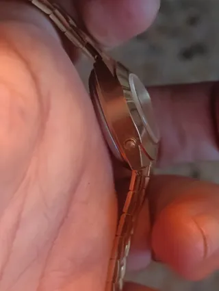 Reloj Digital Vintage Timex 80s Dorado