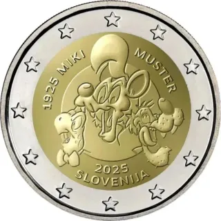 Moneda 2 euros Eslovenia 2025 Miki
