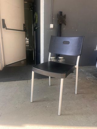 4 Sillas Negras Cocina/Comedor