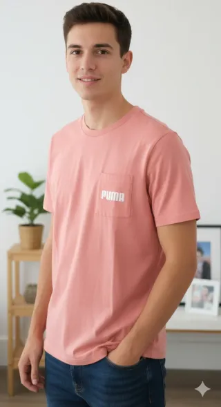 Camiseta Puma Rosa Talla L