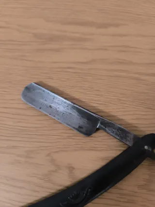 Lotto di 4 antichi coltellini da barbiere MOLTO RARI