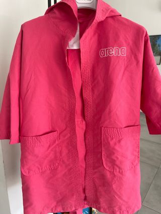 Accappatoio Arena rosa microfibra