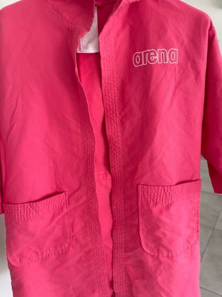 Accappatoio Arena rosa microfibra