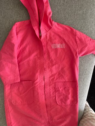 Accappatoio Arena rosa microfibra