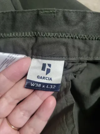Pantalón Garcia Verde Oliva Talla w38 x L32