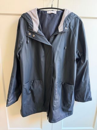 Gabardina Easy Wear Azul Marino Talla L