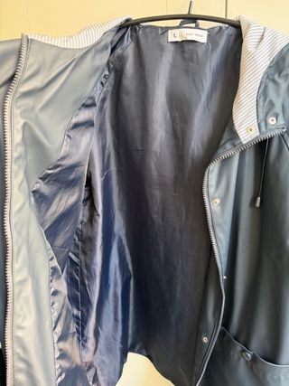 Gabardina Easy Wear Azul Marino Talla L